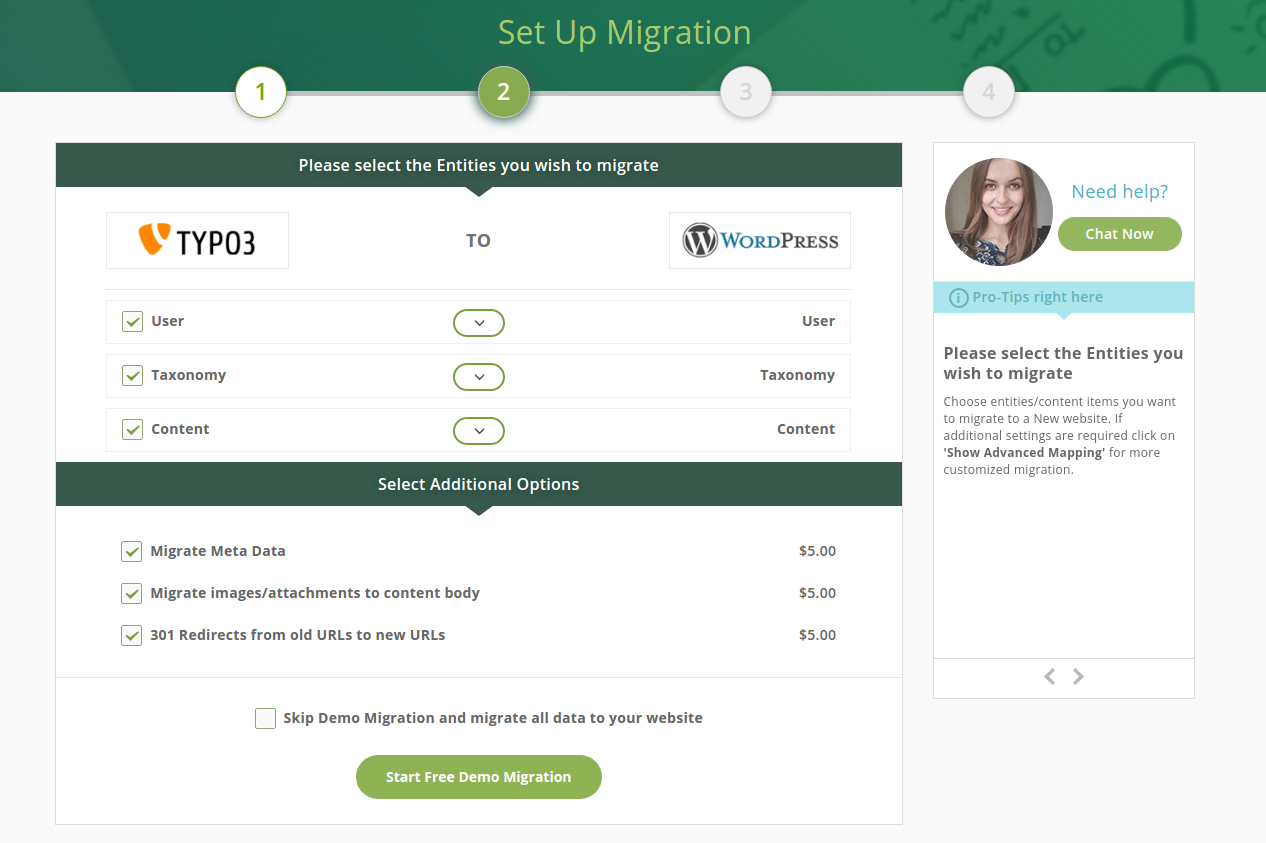 migrate typo3 to joomla