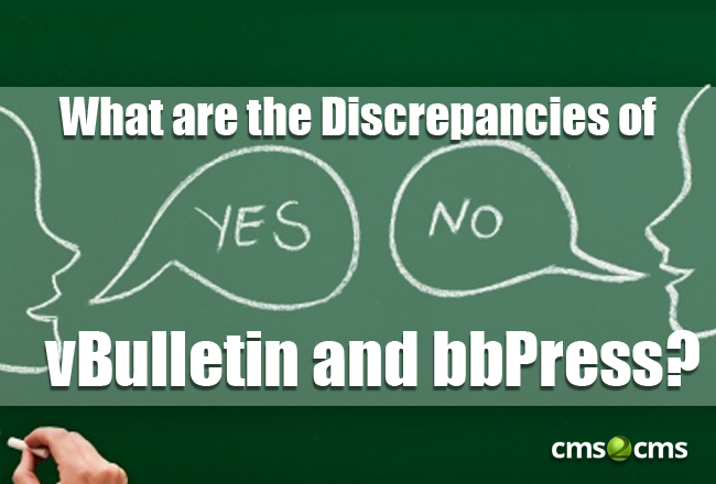 vBulletin to bbPress. What are the Discrepancies between them?