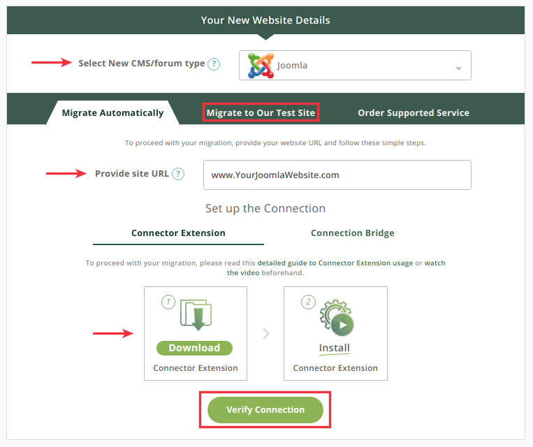 Wix to Joomla