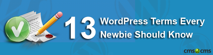 WordPress Terms for Newbies