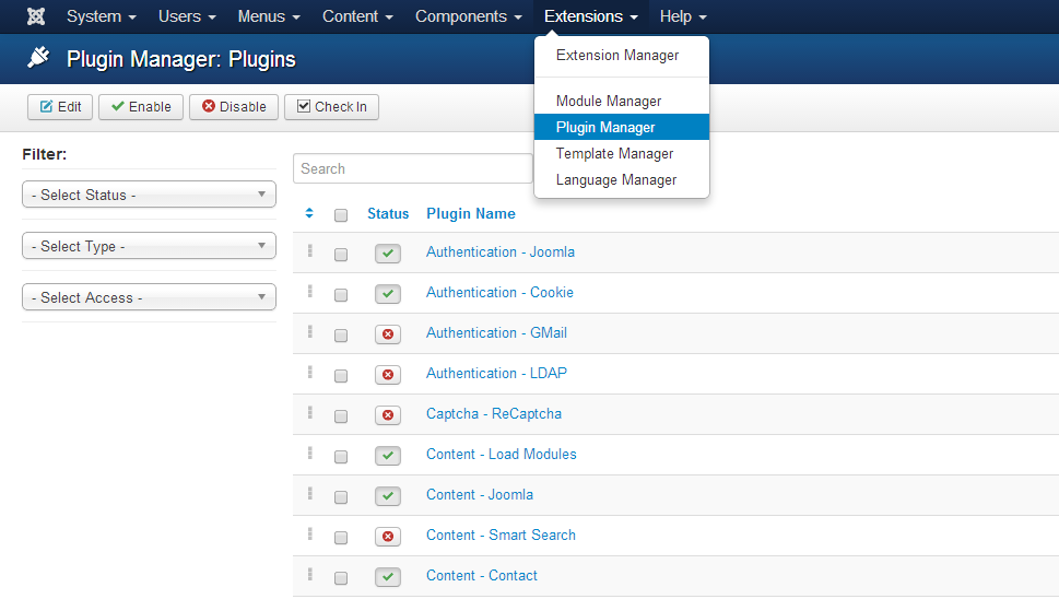 Joomla Plugin