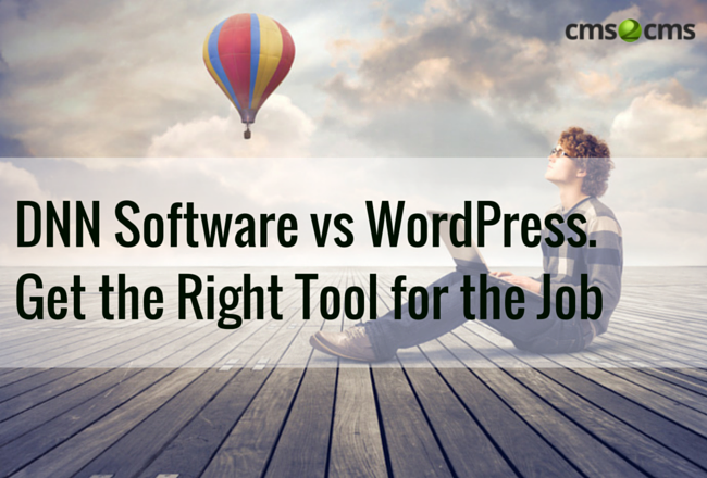 DNN Software vs WordPress. Get the Right Tool for the Job [+ Infographic]