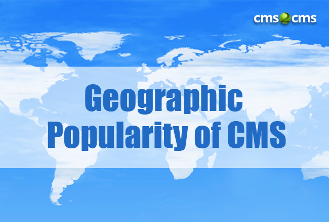 Geographic Poplularity of CMS