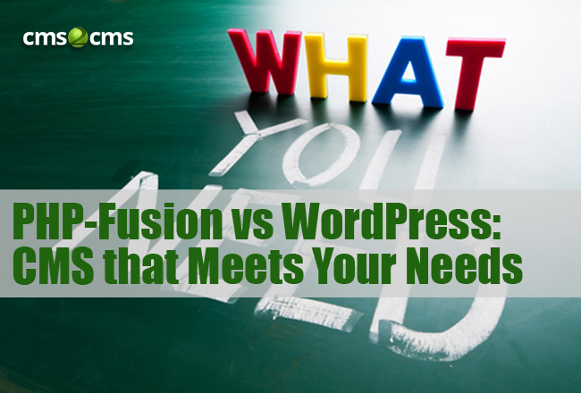 PHP-Fusion vs WordPress: CMS that Meets Your Needs