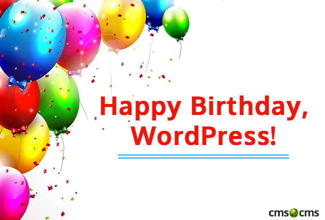 Happy Birthday, WordPress