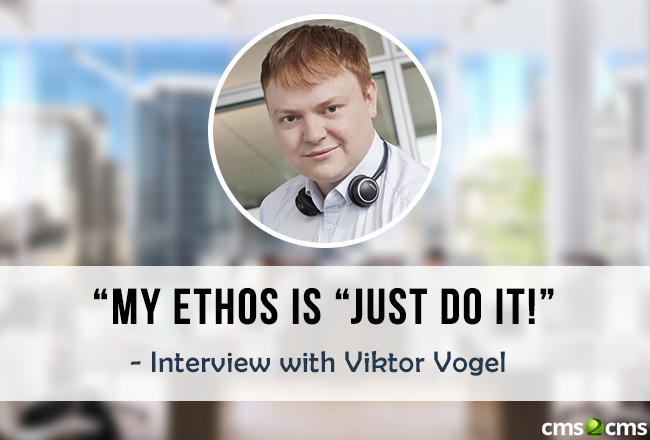 “My Ethos is “Just Do It!” – Interview with Viktor Vogel