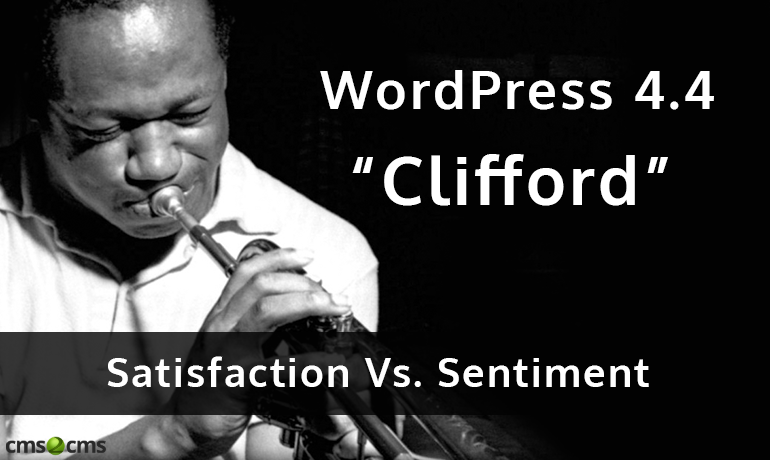 WordPress 4.4 “Clifford”: Satisfaction Vs. Sentiment