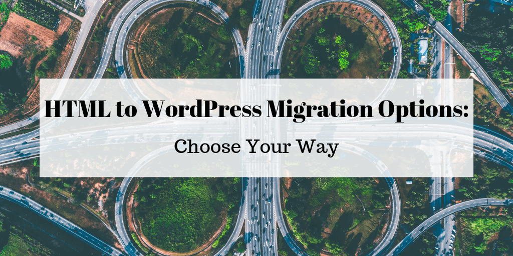 HTML to WordPress options