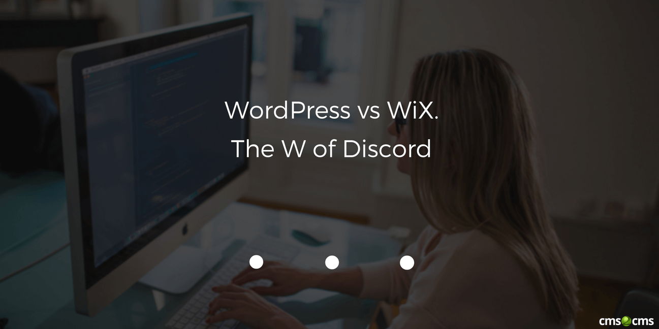 WordPress vs WiX. The W of Discord