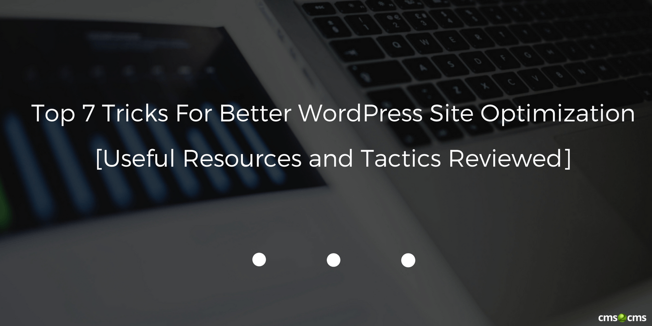 Top 7 Tricks For Better WordPress Site Optimization [Useful Resources and Tactics Reviewed]