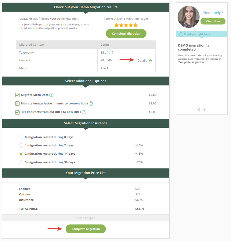 migrate to Joomla