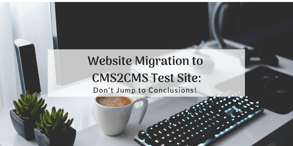 migrate to test site