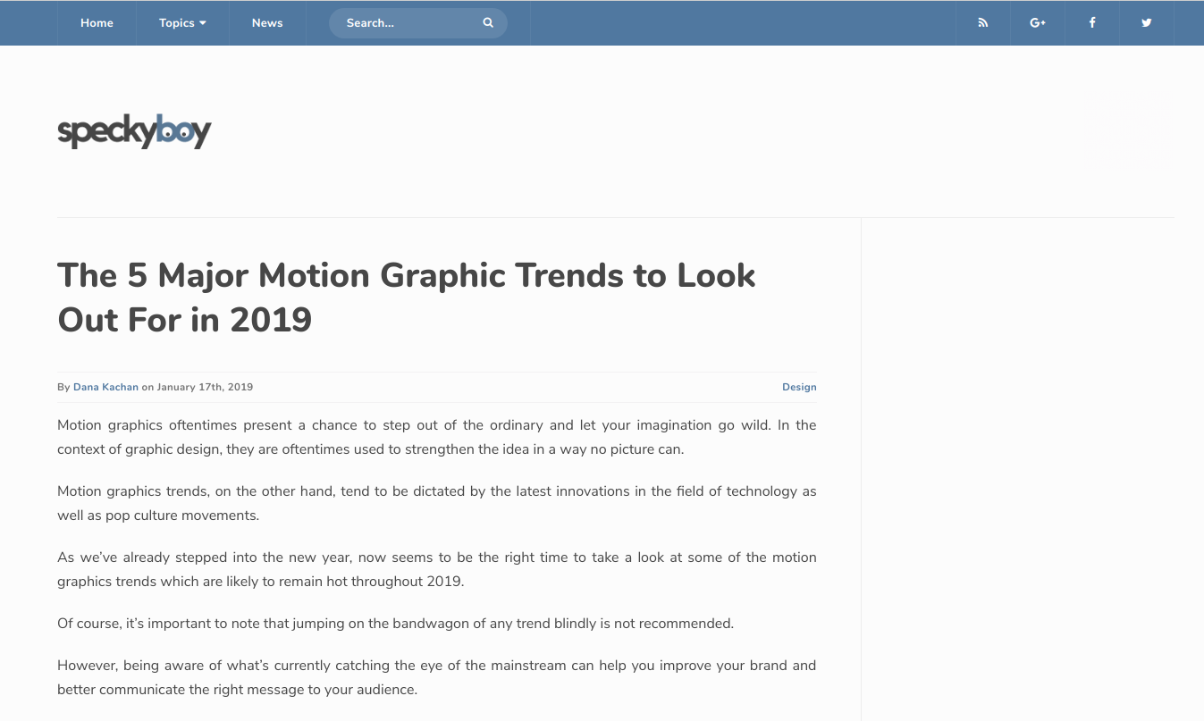 web trends 2019