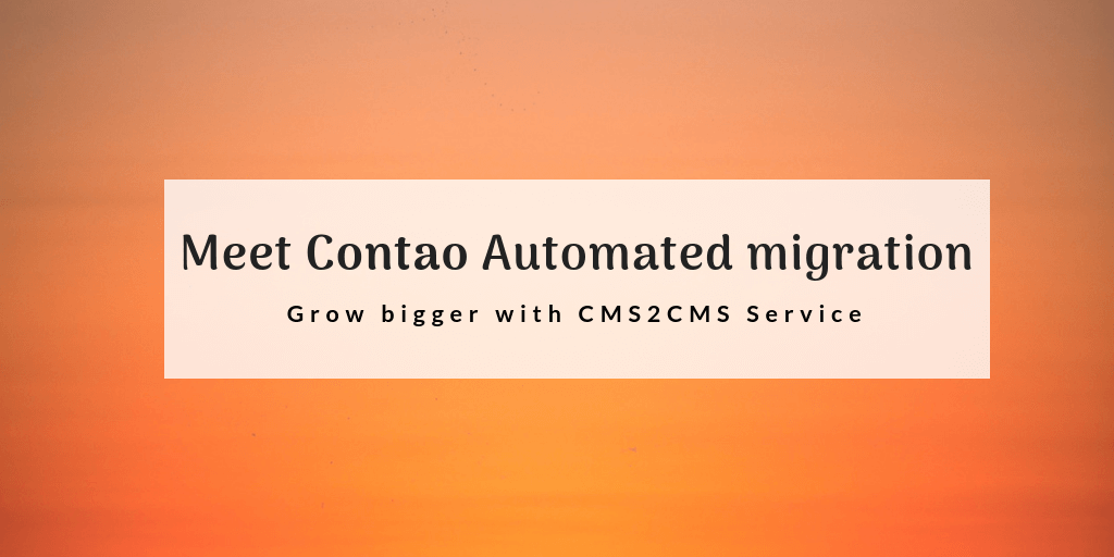 contao automated migration