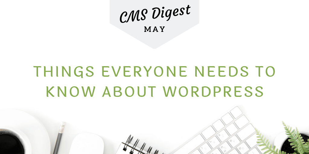 CMS Digest: Things Everyone Needs to Know about WordPress