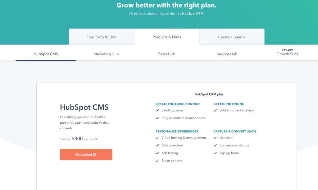 Hubspot CMS Price