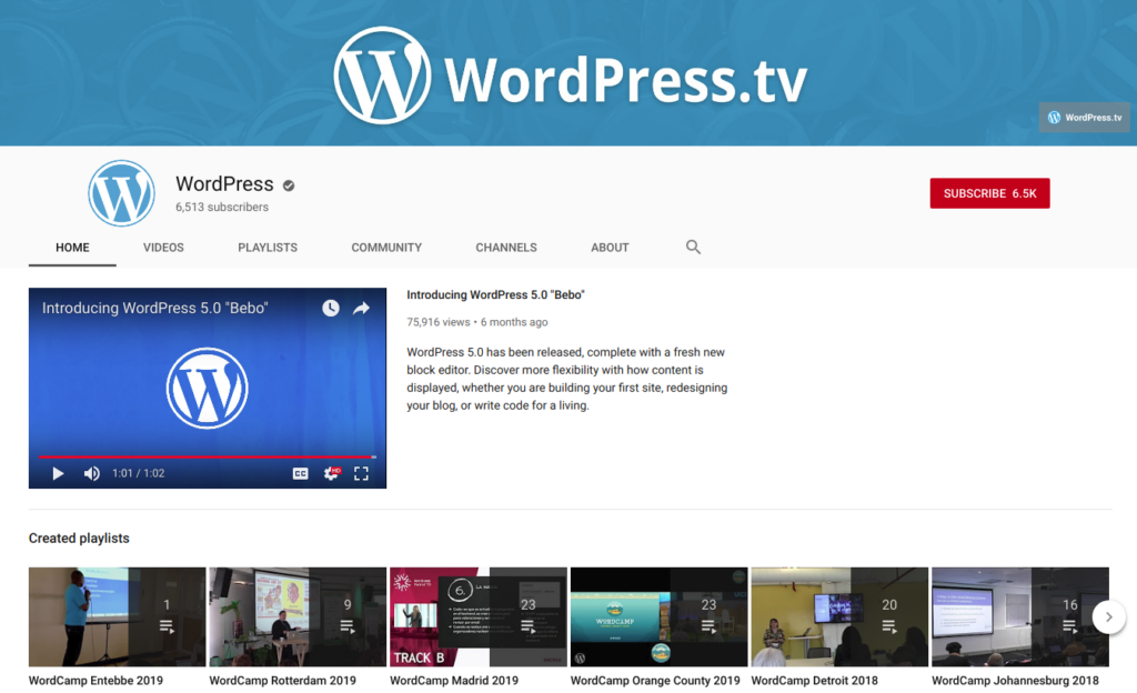 wordpress tv