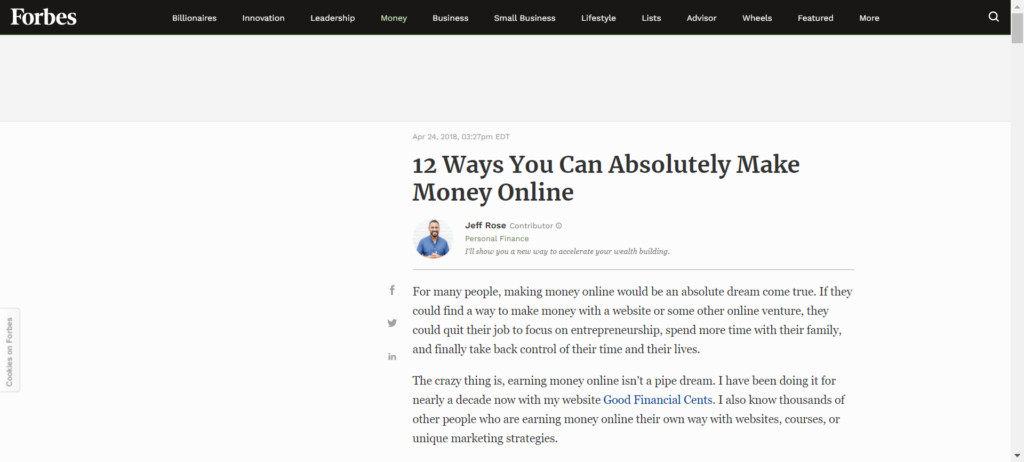 ways to make online