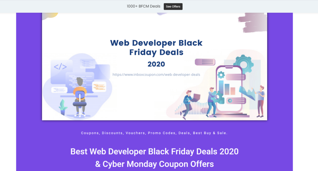 web developer black friday deals