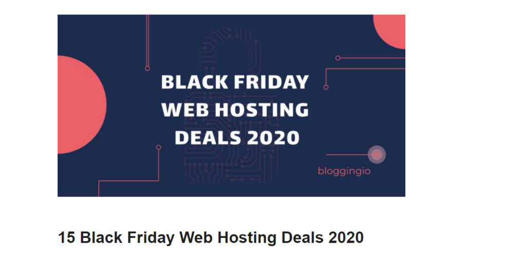 web hosting black friday deals