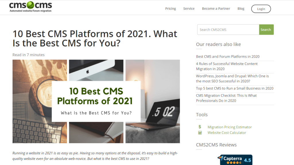 10 best cms 2021